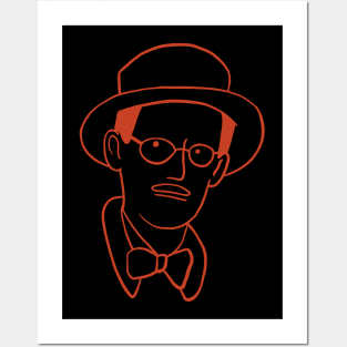 James Joyce Posters and Art